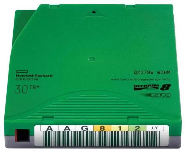 Alt view image 12 of 13 - HP Q2078W 30 TB LTO Ultrium 8 WORM Data Cartridge 1 Pack