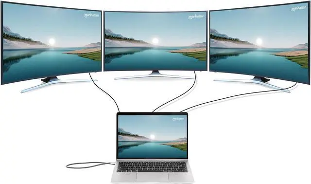 Alt view image 7 of 14 - USB-C DOCK/HUB/READER 10-PORT