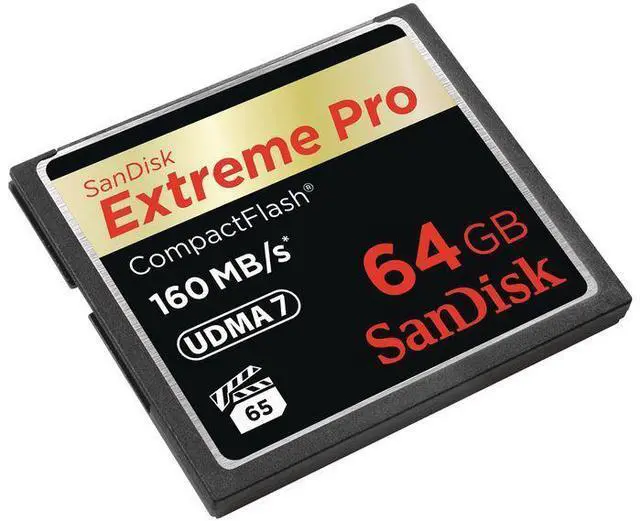 Alt view image 2 of 20 - Sandisk Extreme Pro Compactflash 64 Gb