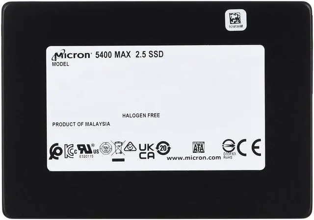 Main image of Micron 5400 MAX - SSD - 480 GB - internal - 2.5" - SATA 6Gb/s
