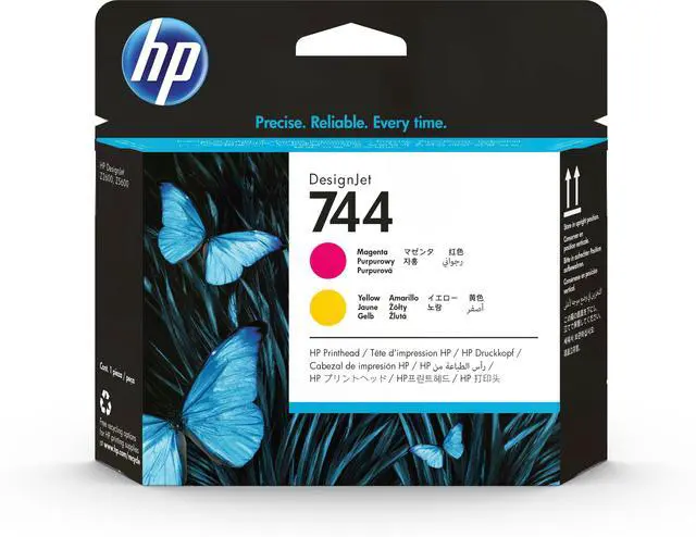 Alt view image 7 of 10 - HP 744 Magenta/Yellow DesignJet Printhead, F9J87A
