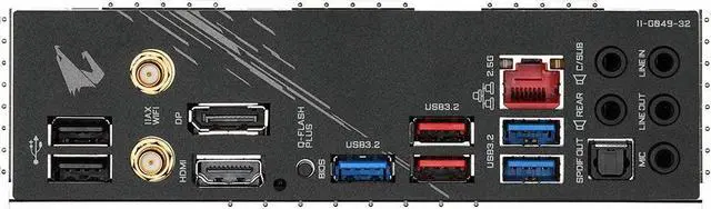 Alt view image 10 of 10 - GIGABYTE B550 AORUS ELITE AX V2 AM4 AMD B550 SATA 6Gb/s ATX AMD Motherboard