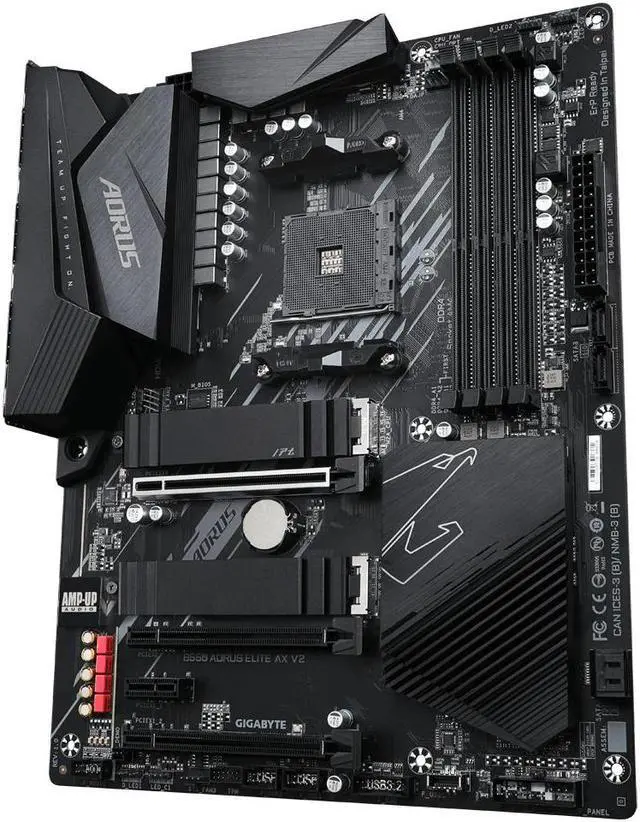 Alt view image 9 of 10 - GIGABYTE B550 AORUS ELITE AX V2 AM4 AMD B550 SATA 6Gb/s ATX AMD Motherboard