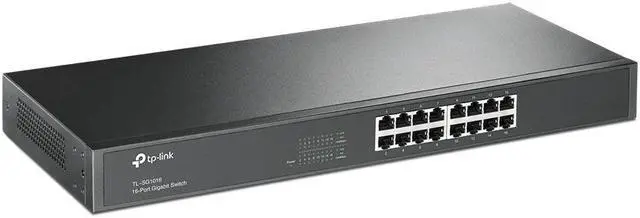 Alt view image 2 of 3 - TP-LINK 16-Port Gigabit Rackmount Network Switch