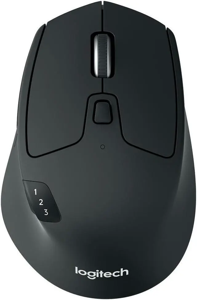 Alt view image 11 of 14 - Logitech M720 Triathlon - Mouse - right-handed - optical - 7 buttons - wireless - Bluetooth, 2.4 GHz - USB wireless rece