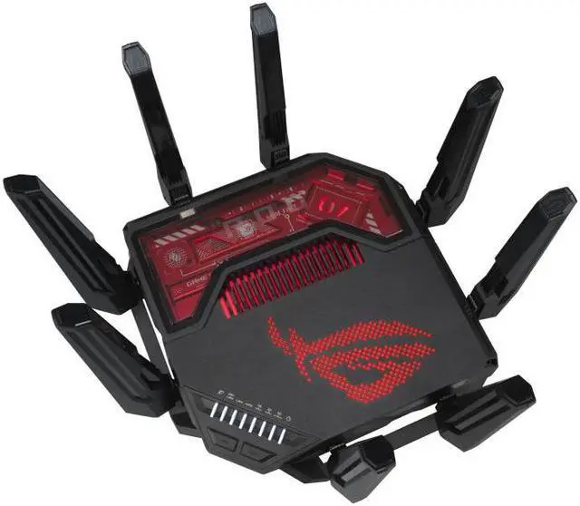 Alt view image 3 of 7 - ASUS ROG Rapture GT-BE19000 - wireless router - Wi-Fi 7 - desktop
