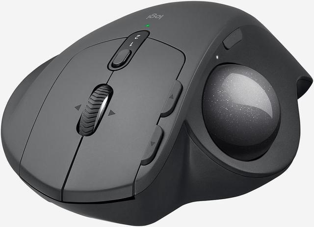 Alt view image 10 of 12 - Logitech MX Ergo RF Wireless Bluetooth Mouse - Black