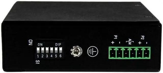 Alt view image 3 of 4 - StarTech.com 5 Port Unmanaged Industrial Gigabit Ethernet Switch - DIN Rail / Wall-Mountable