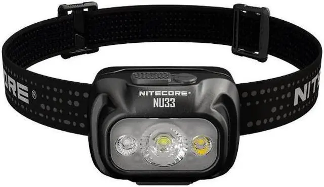 Alt view image 7 of 7 - Nitecore NU33 700 Lumen LED Rechargeable Headlamp with White and Red Beams