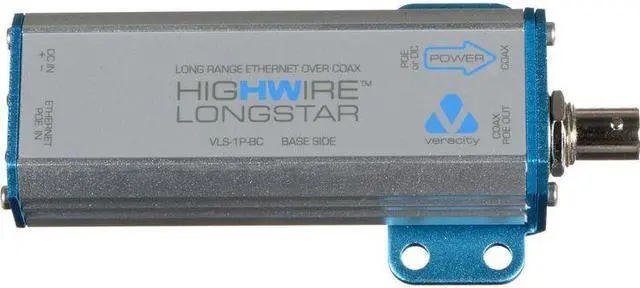 Alt view image 7 of 7 - Veracity Longstar Long-Range POE Coax Base Unit VLS-1P-BC