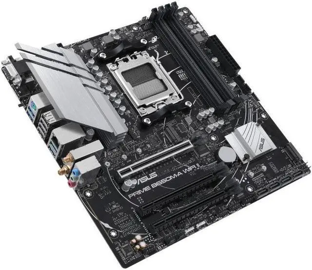 Alt view image 4 of 7 - ASUS Mainboard Prime B650M-A WiFi II - Micro-ATX - Socket AM5 - AMD B650