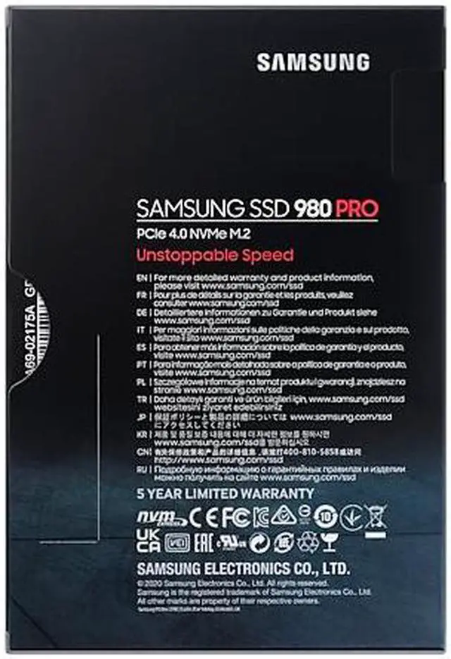 Alt view image 11 of 12 - SAMSUNG 980 PRO M.2 2280 2TB PCIe Gen 4.0 x4, NVMe 1.3c Samsung V-NAND Internal Solid State Drive (SSD) MZ-V8P2T0BW