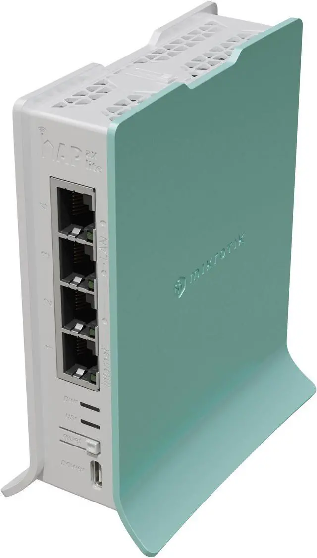 Alt view image 3 of 4 - Mikrotik hAP ax lite L41G-2axD is fast, and strong enough to harvest the power of RouterOS v7!
