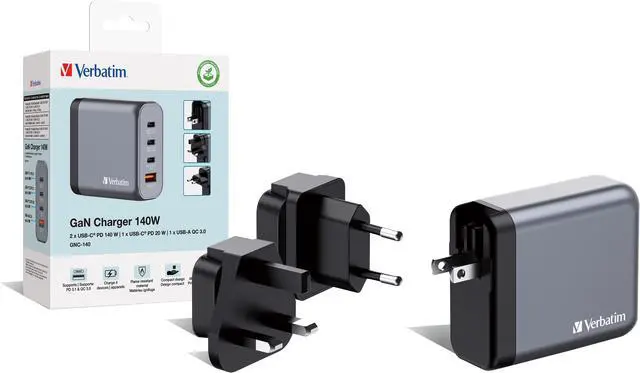 Alt view image 4 of 16 - GNC-140 GaN Charger 140W with