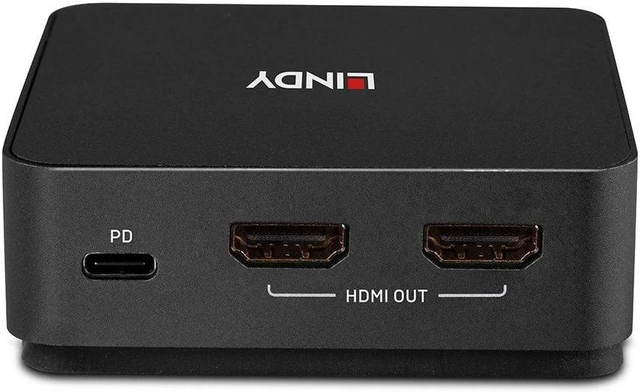 Alt view image 3 of 5 - Lindy - KVM switch - 4K60 - 2 ports