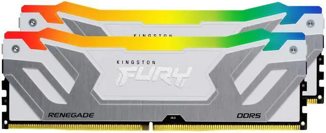 Alt view image 5 of 10 - Kingston Fury Renegade 48GB (2 x 24GB) 288-Pin PC RAM DDR5 8400 (PC5 67200) Desktop Memory Model KF584CU40RWAK2-48