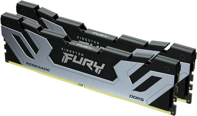 Alt view image 7 of 14 - Kingston FURY Renegade RAM Module - 24 GB - DDR5-8400/PC5-67200 DDR5 SDRAM - 8400 MHz Single-rank Memory - CL40 - 1.45 V - On-die ECC - Unbuffered - 288-pin - DIMM - Lifetime Warranty