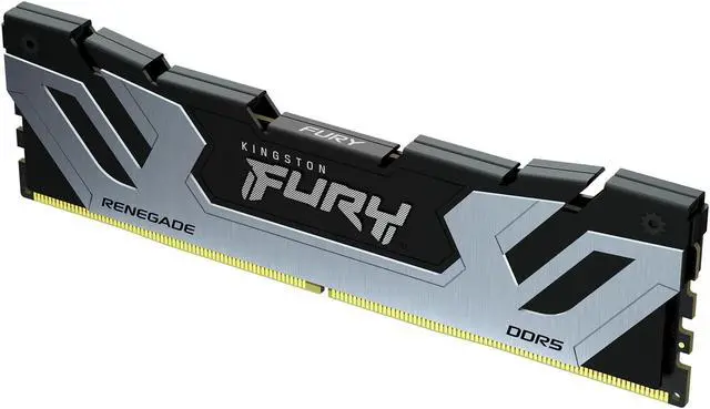 Alt view image 9 of 14 - Kingston FURY Renegade RAM Module - 24 GB - DDR5-8400/PC5-67200 DDR5 SDRAM - 8400 MHz Single-rank Memory - CL40 - 1.45 V - On-die ECC - Unbuffered - 288-pin - DIMM - Lifetime Warranty