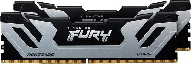 Alt view image 8 of 14 - Kingston FURY Renegade RAM Module - 24 GB - DDR5-8400/PC5-67200 DDR5 SDRAM - 8400 MHz Single-rank Memory - CL40 - 1.45 V - On-die ECC - Unbuffered - 288-pin - DIMM - Lifetime Warranty