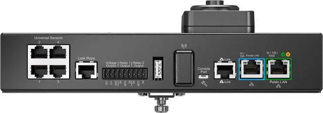 Alt view image 12 of 19 - apc netbotz, nbwl0755, wall mount network room monitor 755 rack accessory
