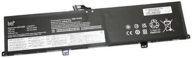 Main image of BTI 5B10X19049-BTI 4-cell 15.36V Li-Ion Notebook Battery for LENOVO THINKPAD P1 GEN 3 20TH / P1 GEN 3 20TJ / X1 EXTREME 3RD GEN 20TK / X1 EXTREME 3RD GEN 20TL