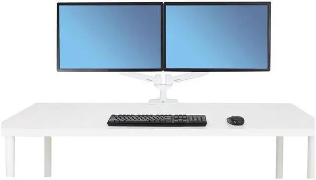 Alt view image 16 of 16 - ERGOTRON 45-491-216 LX DUAL SIDE-BY-SIDE ARM WHITE