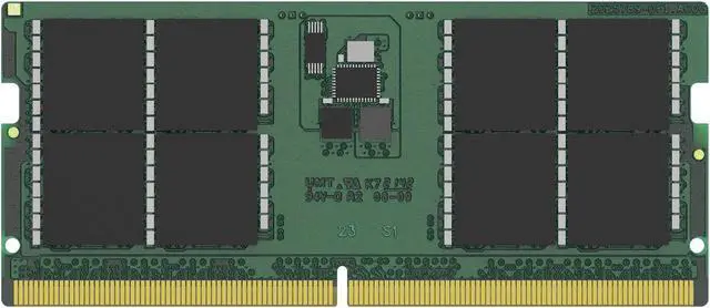 Alt view image 4 of 6 - Kingston 32GB DDR5 SDRAM Memory Module - For Notebook - 32 GB - DDR5-5600/PC5-44800 DDR5 SDRAM - 5600 MHz Dual-rank Memory - CL46 - 1.10 V - Non-ECC - Unbuffered - 262-pin - SoDIMM -KCP556SD8-32