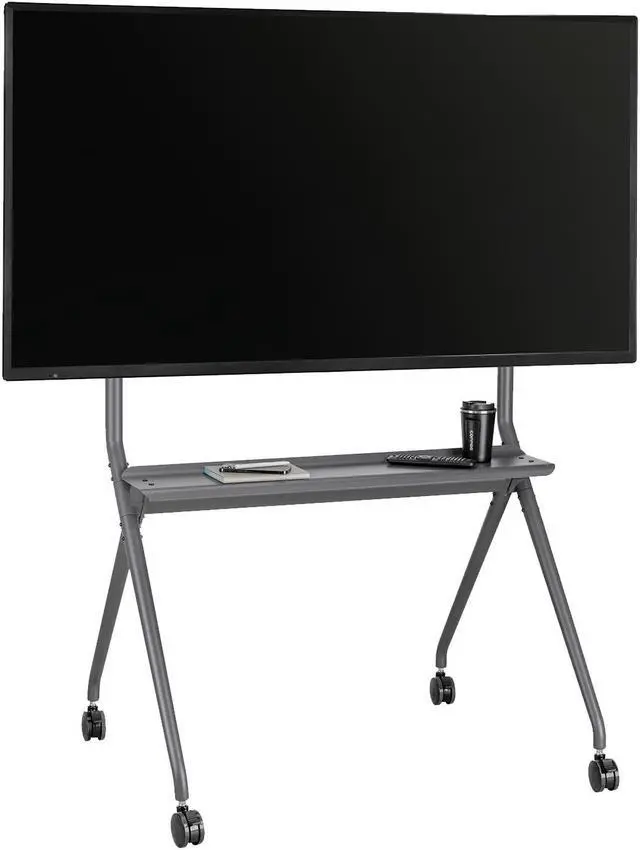 Alt view image 7 of 8 - TV CART TROLLEY ROLLING STAND