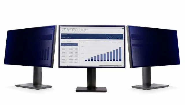 Alt view image 2 of 7 - StarTech 24" 16:9 Computer Monitor Privacy Screen, Hanging Acrylic Filter, Monitor Screen Protector, +/- 30 Deg., TAA