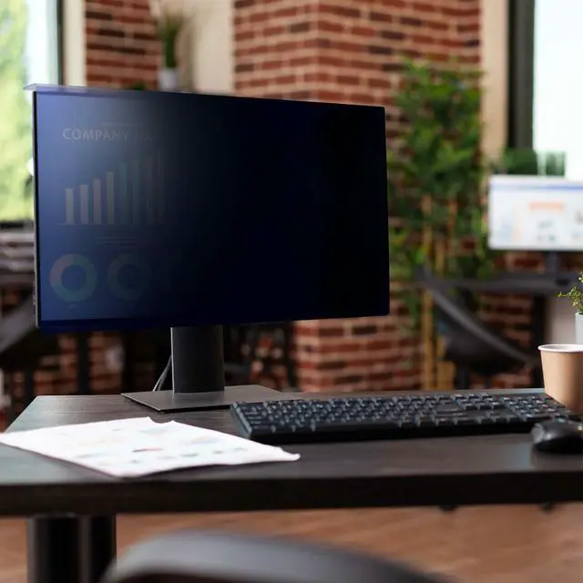 Alt view image 7 of 7 - StarTech 24" 16:9 Computer Monitor Privacy Screen, Hanging Acrylic Filter, Monitor Screen Protector, +/- 30 Deg., TAA