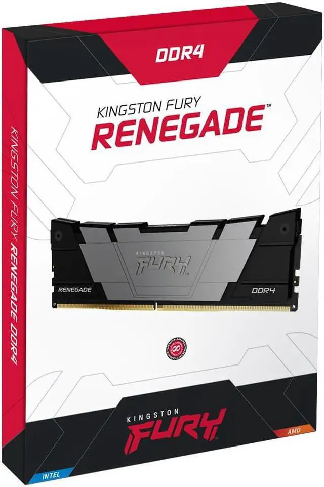 Alt view image 5 of 10 - Kingston Fury Renegade 16GB (8GB x2) 3600 3600MT/s DDR4 CL16 DIMM (Kit of 2) Desktop Gaming Memory KF436C16RB2K2/16