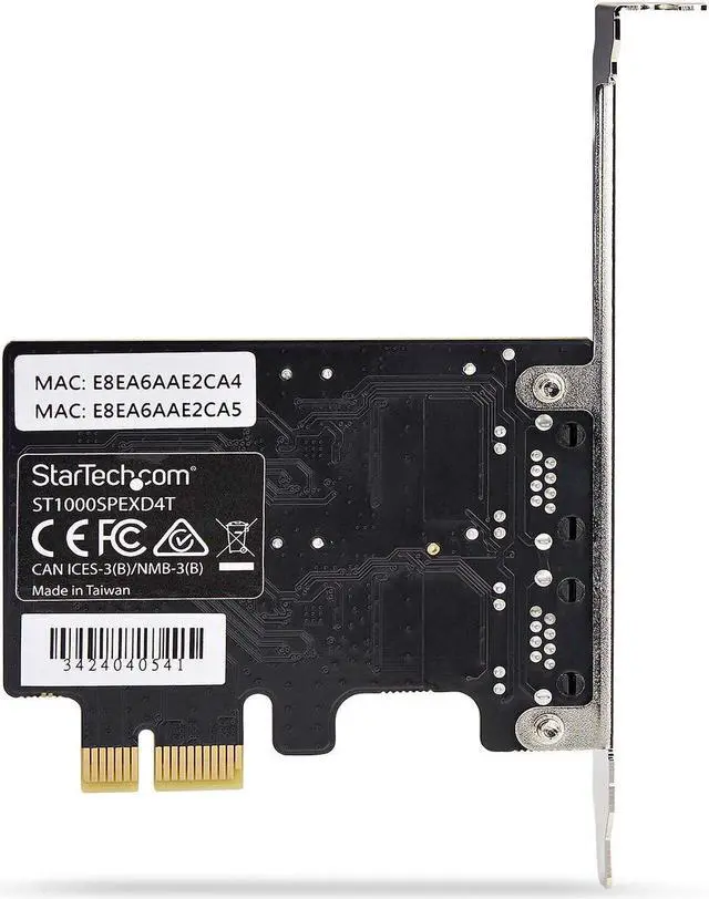 Alt view image 6 of 14 - 2-PORT GIGABIT NETWORK CARD -