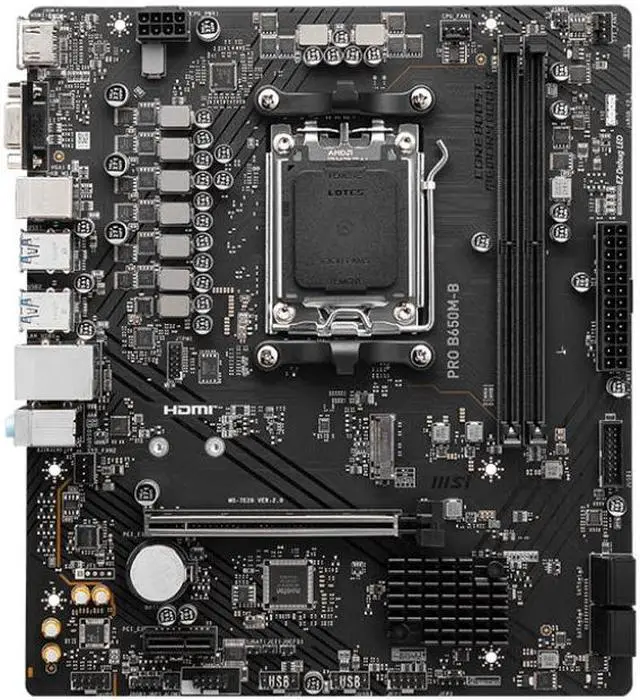 Main image of MSI PRO B650M-B motherboard AMD B650 Socket AM5 micro ATX