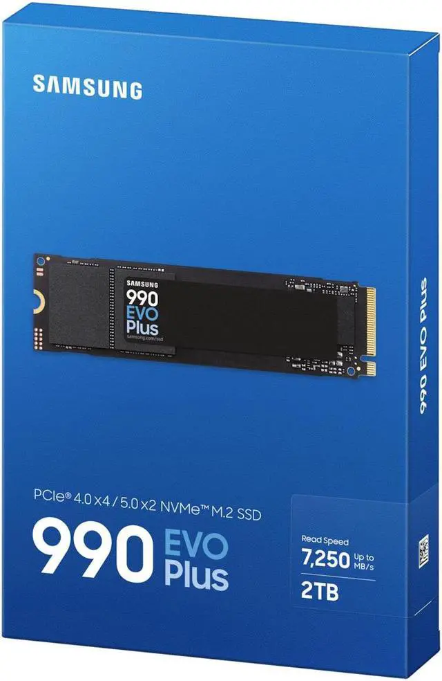 Alt view image 10 of 11 - Samsung SSD 990 EVO Plus M.2 Solid State Drive 4TB