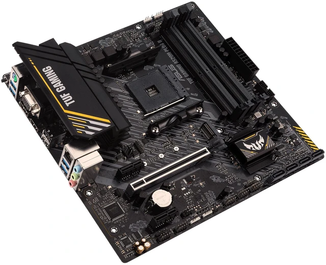 Alt view image 7 of 7 - ASUS TUF GAMING A520M-PLUS II - Motherboard - micro ATX - Socket AM4 - AMD A520 Chipset - USB 3.2 Gen 1 - Gigabit LAN -