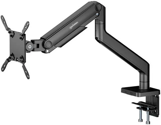 Alt view image 5 of 7 - Manhattan Heavy-Duty Aluminum Mechanical Spring Single Monitor Desk Mount Holds One 17" to 49" Monitor up to 20 kg (44 lbs.), Black