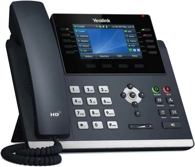 Alt view image 13 of 15 - Yealink SIP-T46U Unified Firmware Enhanced SIP Phone