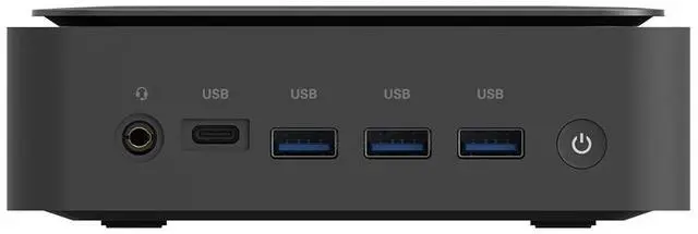 Alt view image 7 of 9 - Gigabyte AMD Ryzen 5 5500U 2.1GHz Barebone PC Workstation - Black