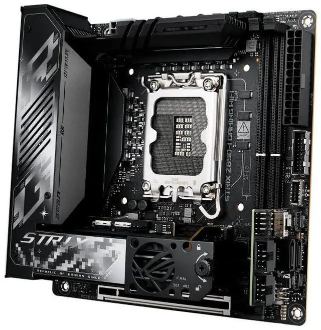 Alt view image 4 of 7 - ASUS ROG STRIX Z890-I GAMING WIFI - Motherboard - mini ITX - LGA1851 Socket - Z890 Chipset - USB4, USB-C 3.2 Gen 2x2, US