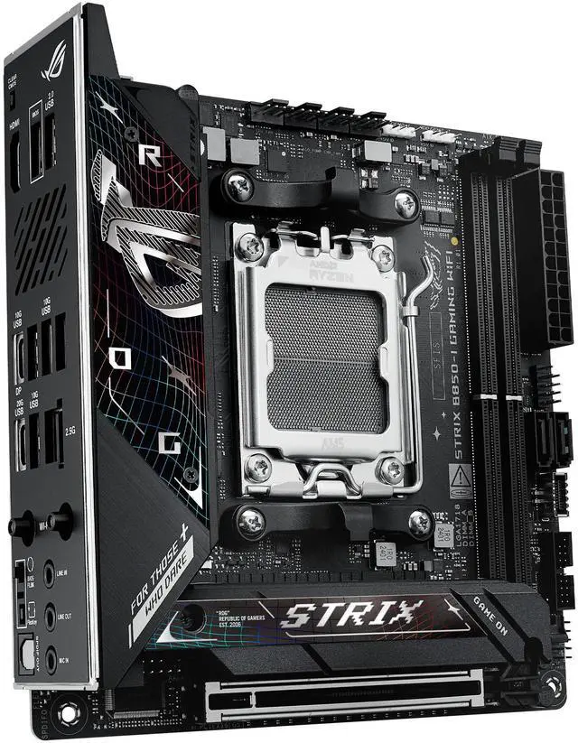 Alt view image 5 of 7 - ASUS ROG STRIX B850-I GAMING WIFI - Motherboard - mini ITX - Socket AM5 - AMD B850 Chipset - USB-C 3.2 Gen 2x2, USB-C 3.