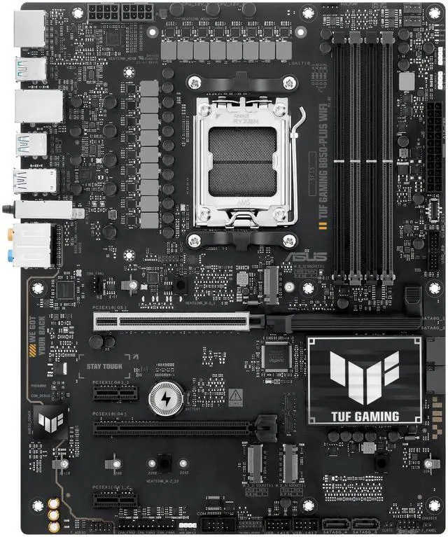 Main image of ASUS TUF GAMING B850-PLUS WIFI - Motherboard - ATX - Socket AM5 - AMD B850 Chipset - USB-C 3.2 Gen 2x2, USB-C 3.2 Gen2,