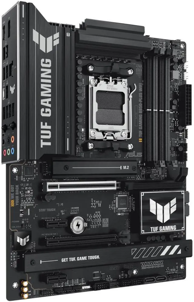 Alt view image 4 of 7 - ASUS TUF GAMING B850-PLUS WIFI - Motherboard - ATX - Socket AM5 - AMD B850 Chipset - USB-C 3.2 Gen 2x2, USB-C 3.2 Gen2,