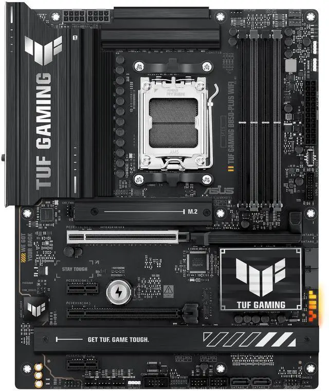 Alt view image 3 of 7 - ASUS TUF GAMING B850-PLUS WIFI - Motherboard - ATX - Socket AM5 - AMD B850 Chipset - USB-C 3.2 Gen 2x2, USB-C 3.2 Gen2,