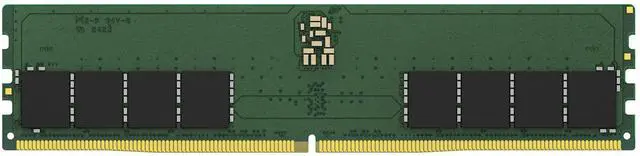 Alt view image 2 of 4 - Kingston ValueRAM RAM Module - For Computer - 32 GB - DDR5-6400/PC5-51200 DDR5 SDRAM - 6400 MHz Dual-rank Memory - CL52 - 1.10 V - Non-ECC - Unbuffered - 288-pin - DIMM