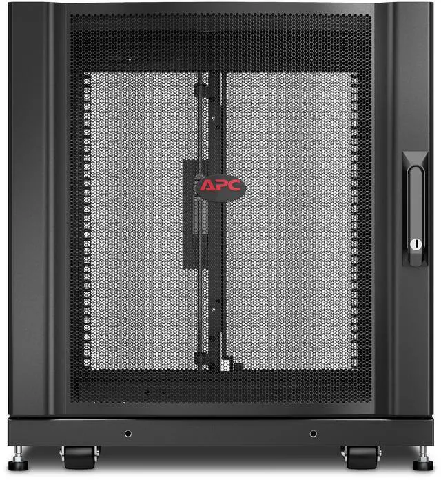 Alt view image 14 of 15 - APC by Schneider Electric NetShelter SX 12U Server Rack Enclosure 600mm x 900mm w/ Sides Black - For Server, Storage - 12U Rack Height x 19" Rack Width x 29.75" Rack Depth - Floor Standing - Black - 2255.33 lb Dynamic/Rolling