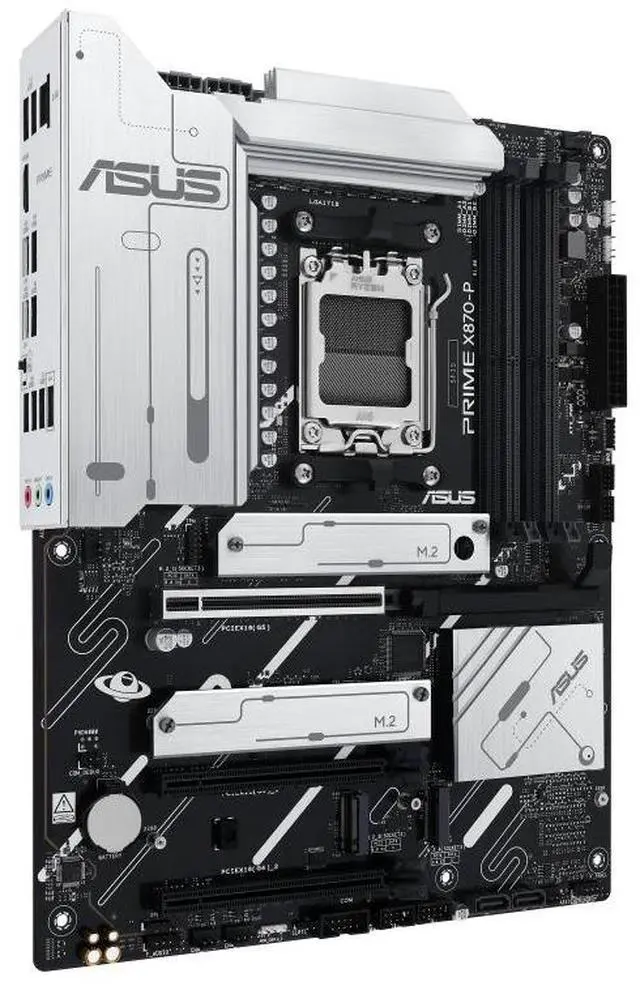 Alt view image 3 of 7 - ASUS PRIME X870-P - Motherboard - ATX - Socket AM5 - AMD X870 Chipset - USB4, USB 3.2 Gen 2, USB-C 3.2 Gen2, USB 3.2 Gen