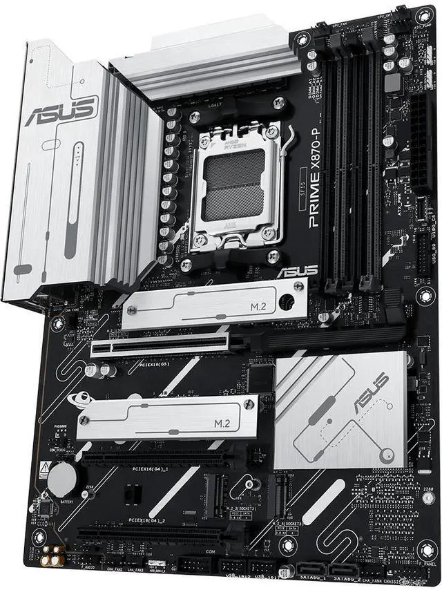 Main image of ASUS PRIME X870-P - Motherboard - ATX - Socket AM5 - AMD X870 Chipset - USB4, USB 3.2 Gen 2, USB-C 3.2 Gen2, USB 3.2 Gen