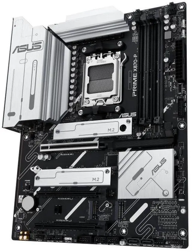 Alt view image 5 of 7 - ASUS PRIME X870-P - Motherboard - ATX - Socket AM5 - AMD X870 Chipset - USB4, USB 3.2 Gen 2, USB-C 3.2 Gen2, USB 3.2 Gen