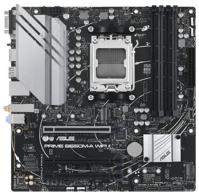 Main image of ASUS Mainboard Prime B650M-A WiFi II - Micro-ATX - Socket AM5 - AMD B650