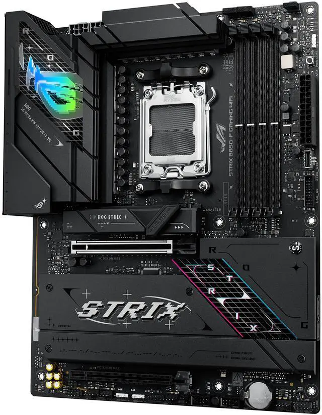 Alt view image 2 of 7 - ASUS ROG STRIX B850-F GAMING WIFI - Motherboard - ATX - Socket AM5 - AMD B850 Chipset - USB-C 3.2 Gen 2x2, USB-C 3.2 Gen